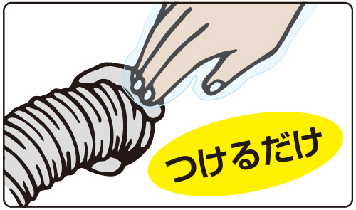使い方の画像_つけるだけ