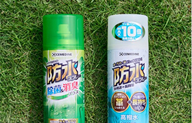 防水スプレーには【フッ素系】と【シリコーン系】があります。