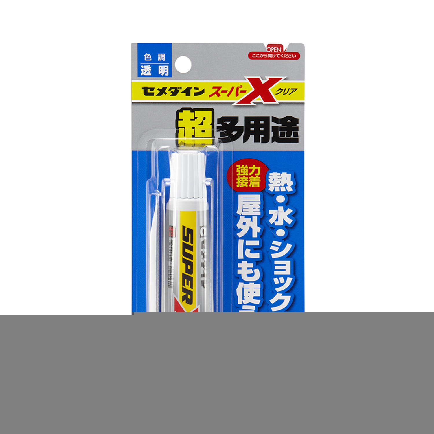 ブランド雑貨総合 セメダイン 超多用途接着剤 スーパーx クリア 135ml ax-041